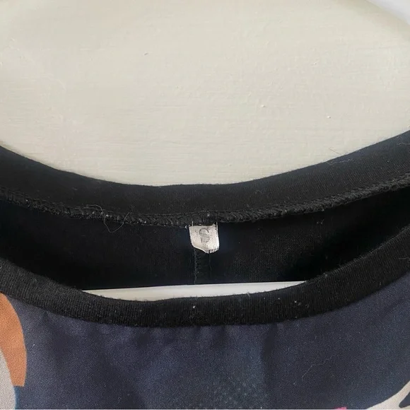 VINTAGE Unique 60s Retro Mod Women's Short Sleeve Shirt Size Small - Picture 4 of 6